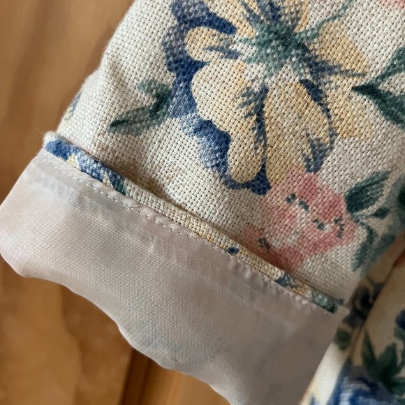 Vintage 90's Worthington Women's Single Button Floral Blazer Linen Blend 2P - Picture 3 of 13